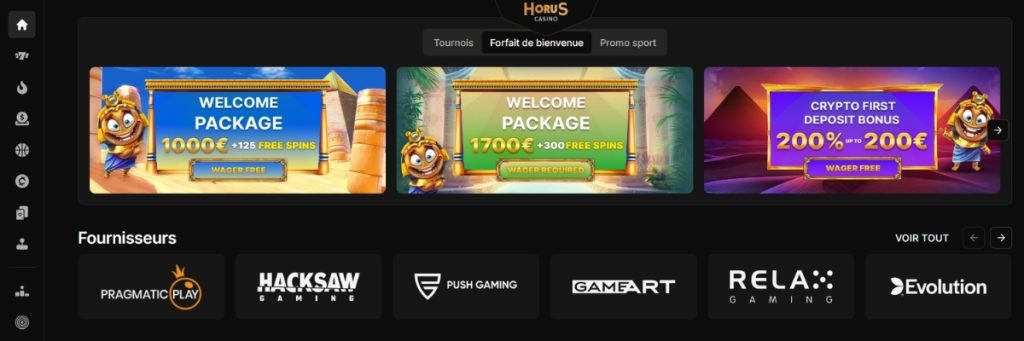 Horus Casino Bonus